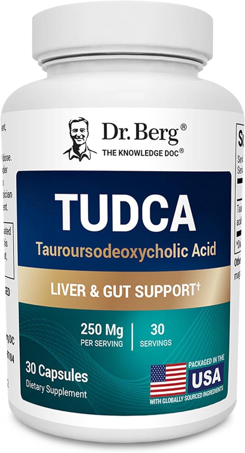 Dr. Berg TUDCA supplement bottle