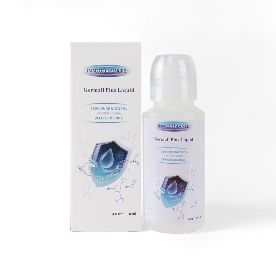 INNOCOSVATE Germall Plus Liquid cosmetic preservative bottle and box