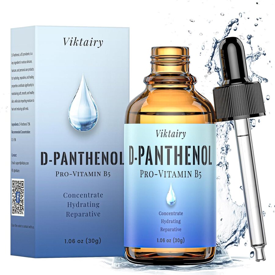 Viktairy D-Panthenol liquid pro-vitamin B5 concentrate with dropper